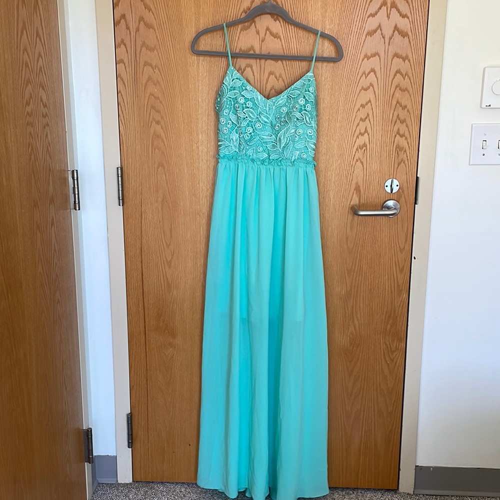 Open back dress